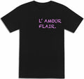 Fuzzy FLAIR pink/black T-shirt