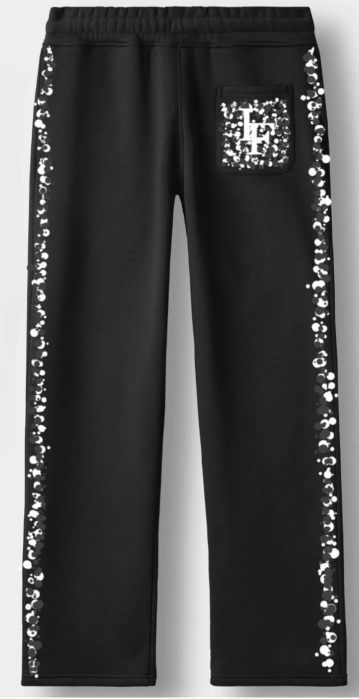 Monochrome Splash Joggers